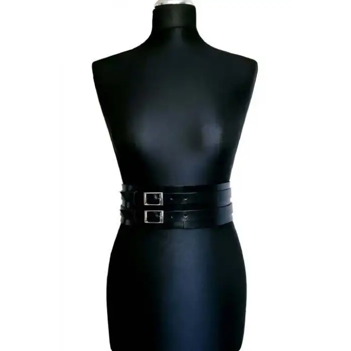 Giyim Seksi Deri Bel Kemer Harness - Brf907