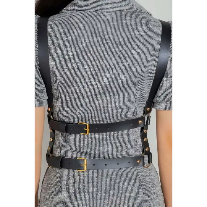 Giyim Seksi Deri Döğüs Harness - Brf1186