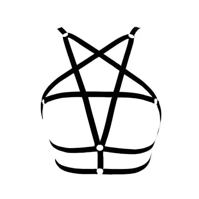 Giyim Seksi Göğüs Kafesli Harness