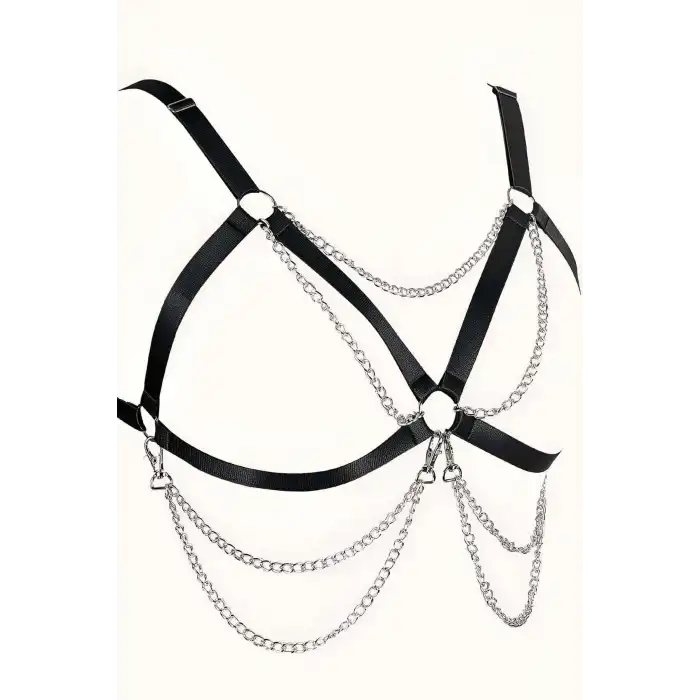 Giyim Seksi Lastik Göğüs Harness - Brf799
