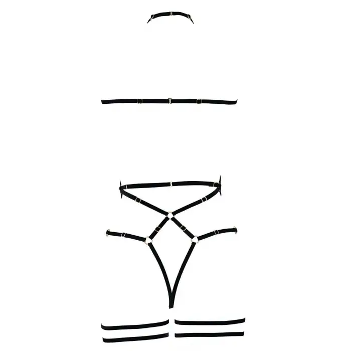Giyim Seksi Lastik Vücut Takısı - Brf341