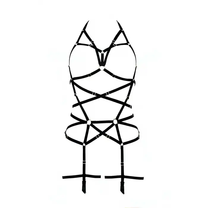 Giyim Şık Ve Seksi Harness  Jartiyer - Brf348