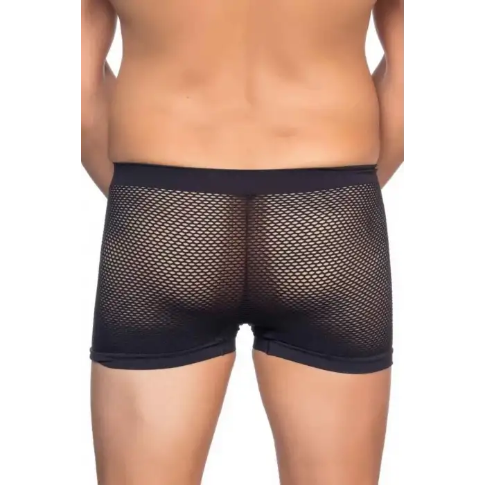 Giyim Siyah Mı Emay 2106 Fileli Soft Erkek Boxer