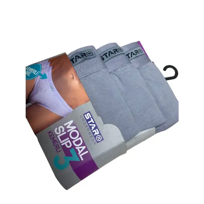 Giyim Star 109 Erkek 3lü Modal Slip