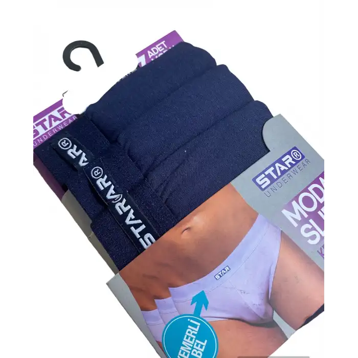 Giyim Star 109 Erkek 3lü Modal Slip