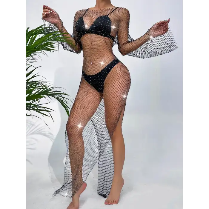 Giyim Uzun Kollu Uzun Elbise.