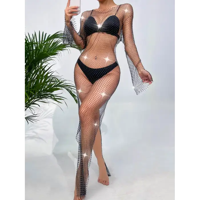 Giyim Uzun Kollu Uzun Elbise.