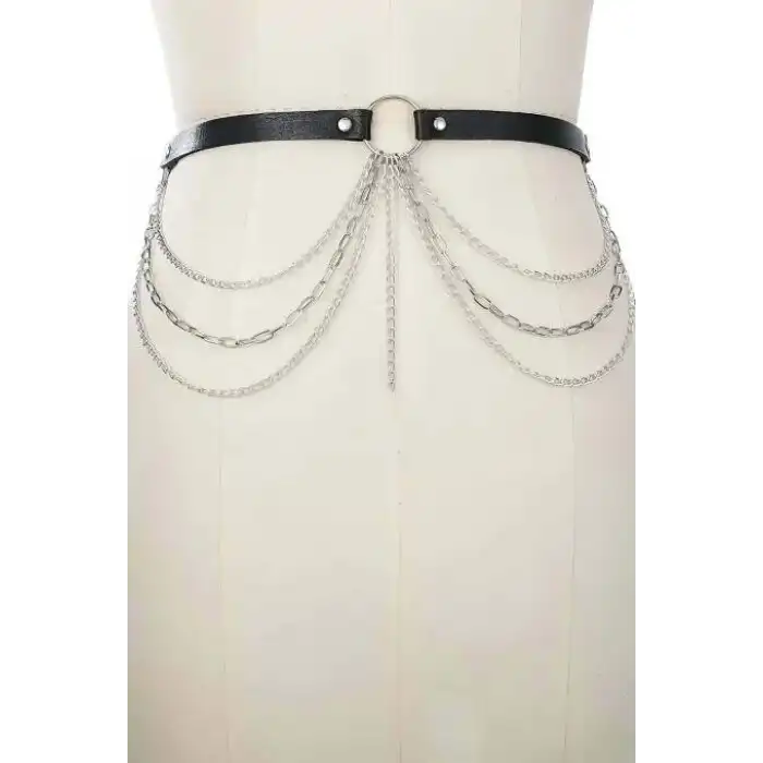 Giyim Zincirli Bel Kemer Harness - Brf922
