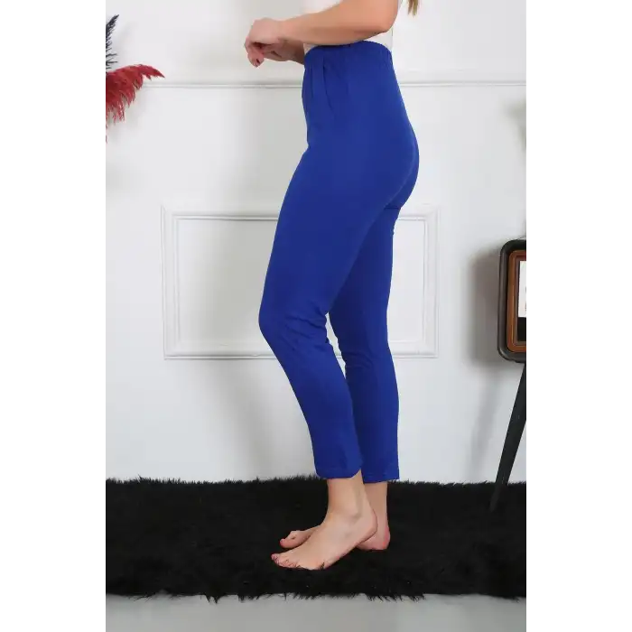 Kadın Pamuklu Sax Tek Alt Pijama