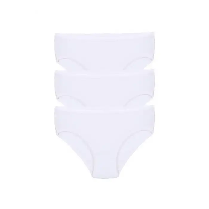 Kız Çocuk 3lü Beyaz Külot