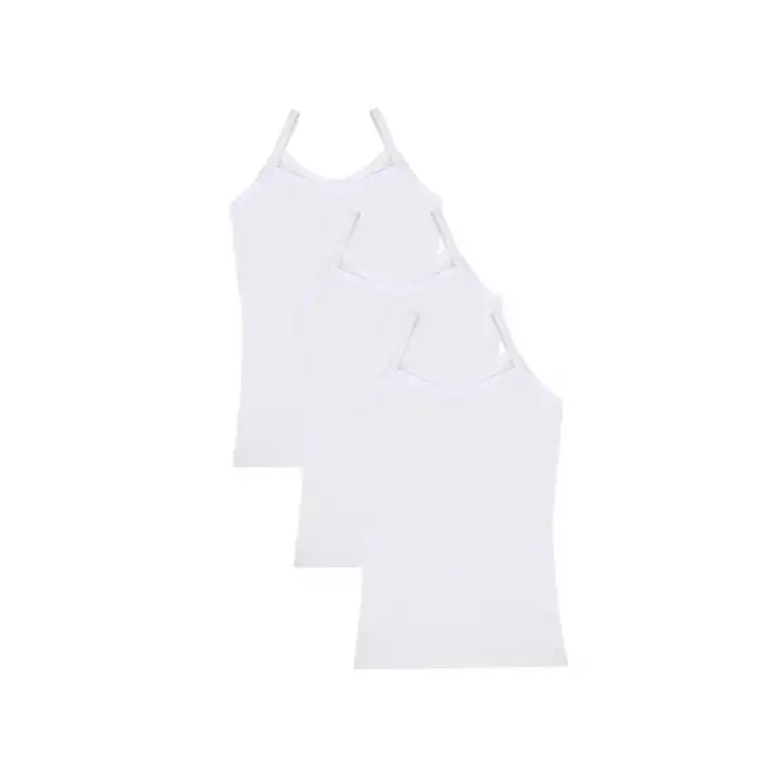 Kız Çocuk 3lü İp Askılı Atlet