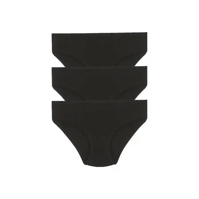 Kız Çocuk 3lü Siyah Külot