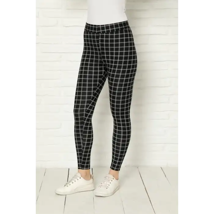 Penye Likralı Tayt Siyah