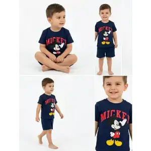 2/5 Yaş Mickey Baskılı Çocuk Takımı