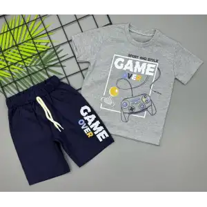 3/5 Yaş Game Konsol Baskılı Çocuk Takımı