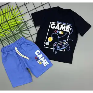 3/5 Yaş Game Konsol Baskılı Çocuk Takımı