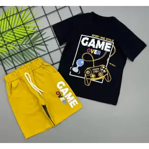 3/5 Yaş Game Konsol Baskılı Çocuk Takımı