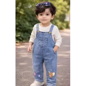6-18 Ay Badili Kot Salopet Bebek Takımı