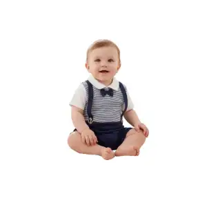 6/18 Ay Denizcik Tek Parça Bebek Tulumu
