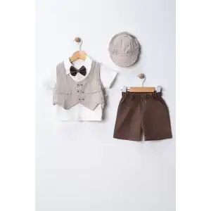 6/18 Ay Yelekli Mevlütlük- Düğünlük Bebek Takımı