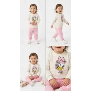 6/24 Ay Ördek Baskılı Basic Bebek Takımı