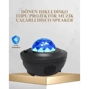 AsilTech Bluetooth & USB Müzik Çalar Gece Lambası – 50 m² Kapsama, Uzaktan Kumanda