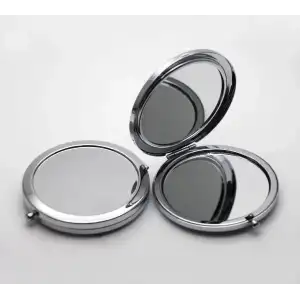 AsilTech ﻿PROMOSYON CEP AYNASI (GÜMÜŞ RENK)