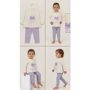 9/24 Ay Fiyonk Süslü Bebek Takımı