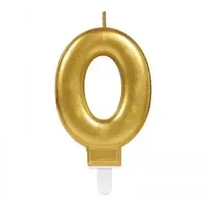 AsilTech 0 Rakamı Mum Gold Renk