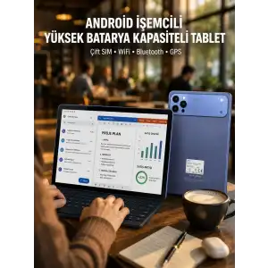 AsilTech 10.1 İnç Geniş Ekran Android Tablet 4G LTE Çift SIM Yeni Nesil