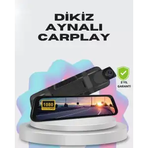 AsilTech 1080P Çift Kameralı Dokunmatik Dikiz Aynası G Sensörlü