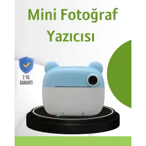 AsilTech 12 Özel Efektli ve Self-Timer Fonksiyonlu Baskı Kamera