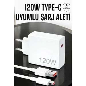 AsilTech 120W Şarj Aleti Type-C Uyumlu Turbo Şarj Aleti