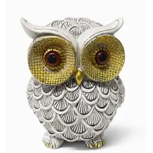 AsilTech 14x10 cm Polyester Baykuş Figürü