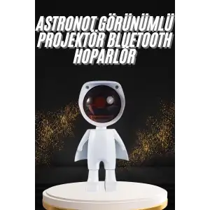 AsilTech 180 Derece Dönebilen Astronot Masa ve Gece Lambası Projektör