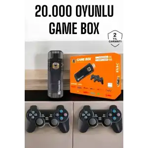 AsilTech 20.000 Oyunlu Premium Model Oyun Konsolu 8k Android Tv HD Game Stick