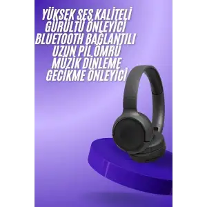 AsilTech 2025 Model Kulak Üstü Bluetooth Hoparlör ANC Özellikli