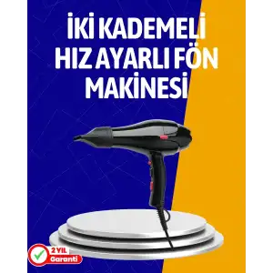 AsilTech 2200W Güçlü Motorlu Ergonomik Fön Makinesi