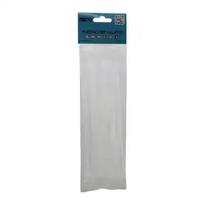 AsilTech 25li Cırt Kelepçe - Plastik - Beyaz Renk - Kablo Bağı