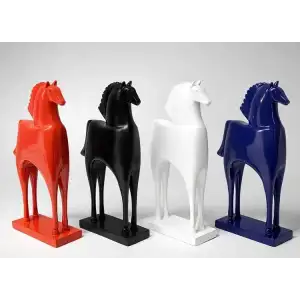 AsilTech 27x15 cm Özel Tasarım Polyester At Figürü