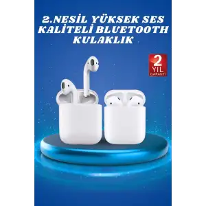 AsilTech 2.Nesil Yeni Model TWS Bluetooth Kulaklık Dokunmatik Kontrol Yüksek Ses Kaliteli