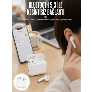 AsilTech 2.Nesil Yeni Model TWS Bluetooth Kulaklık Dokunmatik Kontrol Yüksek Ses Kaliteli Yeni Nesil