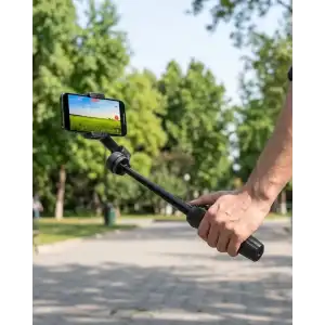 AsilTech 3 Axis Telefon Gimbal Stabilizer Video Çekim Sabitleyici