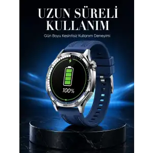 AsilTech 3 Değiştirilebilir Kordonlu Suya Dayanıklı Bluetooth Akıllı Saat