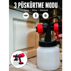 AsilTech 3 Farklı Püskürtme Modu ile Homojen Boya Dağılımı