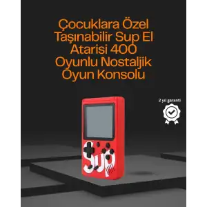 AsilTech 3 İnç Ekranlı Klasik Oyunlu El Konsolu