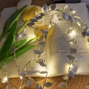 AsilTech 3 Metre Yaldızlı Gümüş LED Işık