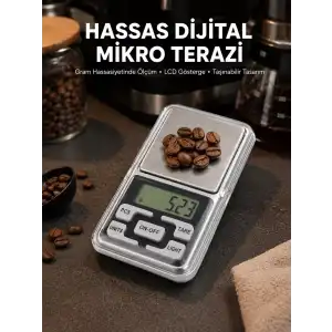 AsilTech 300 Gr Hassas Cep Terazisi Mavi Işıklı LCD Ekranlı Yeni Nesil