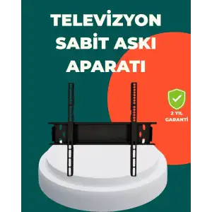 AsilTech 32-65 İnç LCD LED TV Askı Aparatı 75 kg Taşıma Güçlendirilmiş Çelik