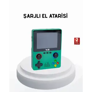 AsilTech 3.5 İnç IPS Ekranlı Taşınabilir Oyun Konsolu Ergonomik Çift Tetikli